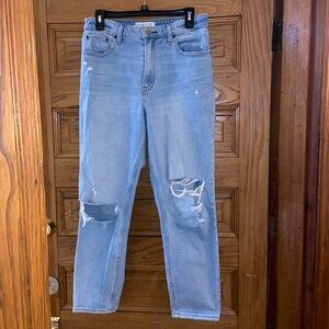 Abercrombie & Fitch Light Blue Straight Leg Jeans